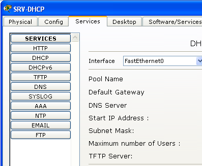 Sevice DHCP